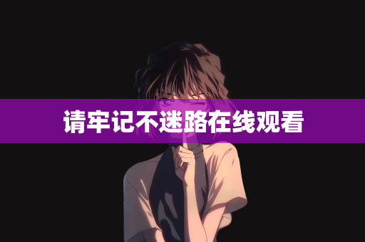 请牢记不迷路在线观看