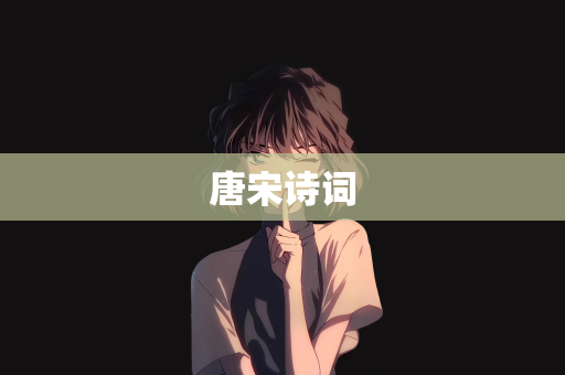 唐宋诗词