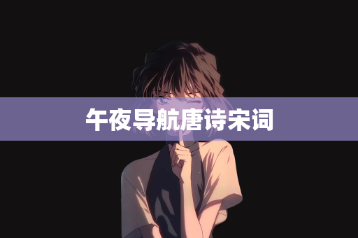 午夜导航唐诗宋词