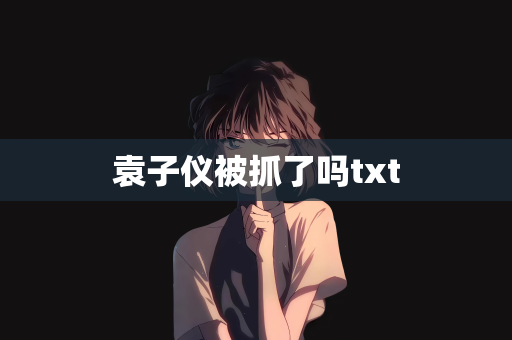 袁子仪被抓了吗txt