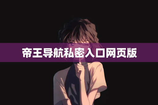 帝王导航私密入口网页版