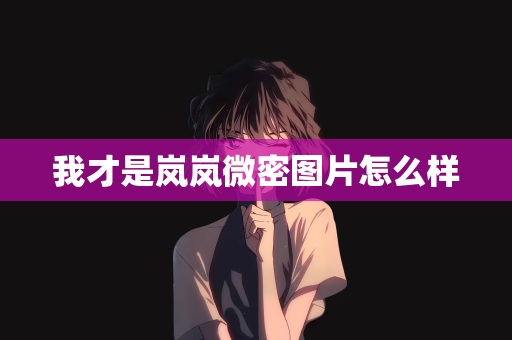 我才是岚岚微密图片怎么样